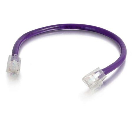 10 Ft. Cat6 Non-Booted Unshielded-UTP Ethernet Network Patch Cable - Purple